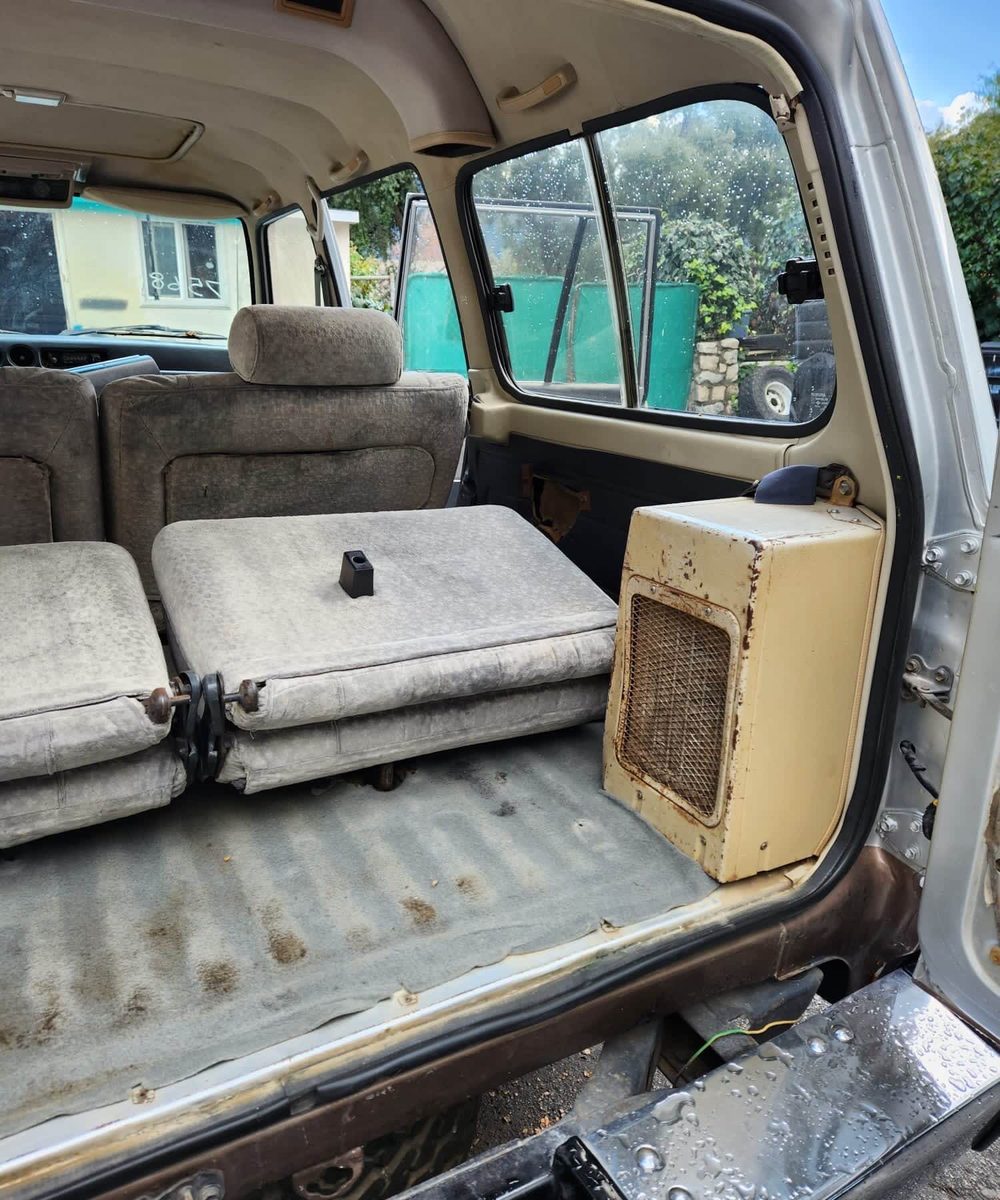 FJ62 GCC spec rear cargo area as acquired