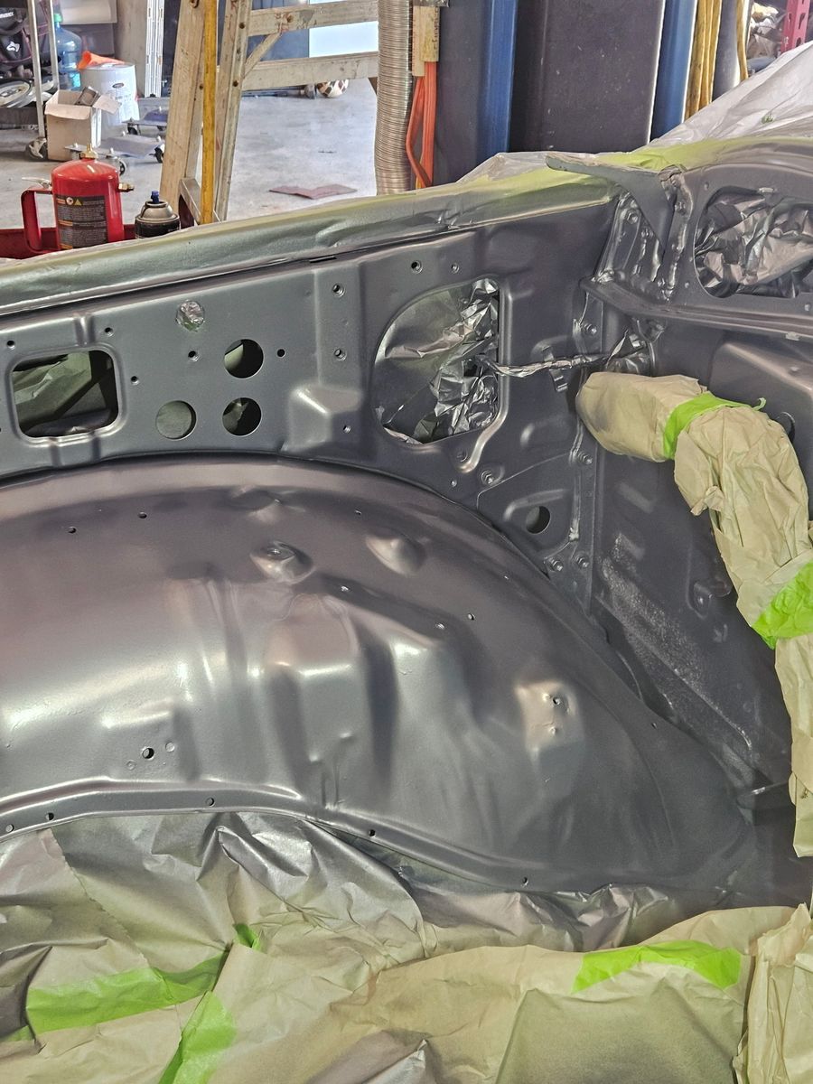 Inner fender painted