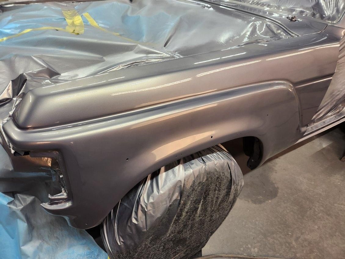 Front fender fresh paint