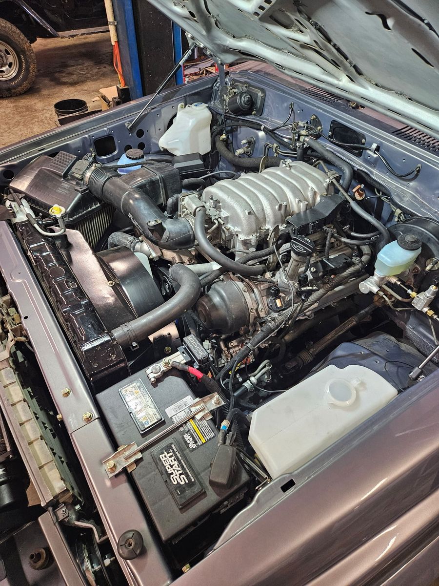 Engine bay passenger side