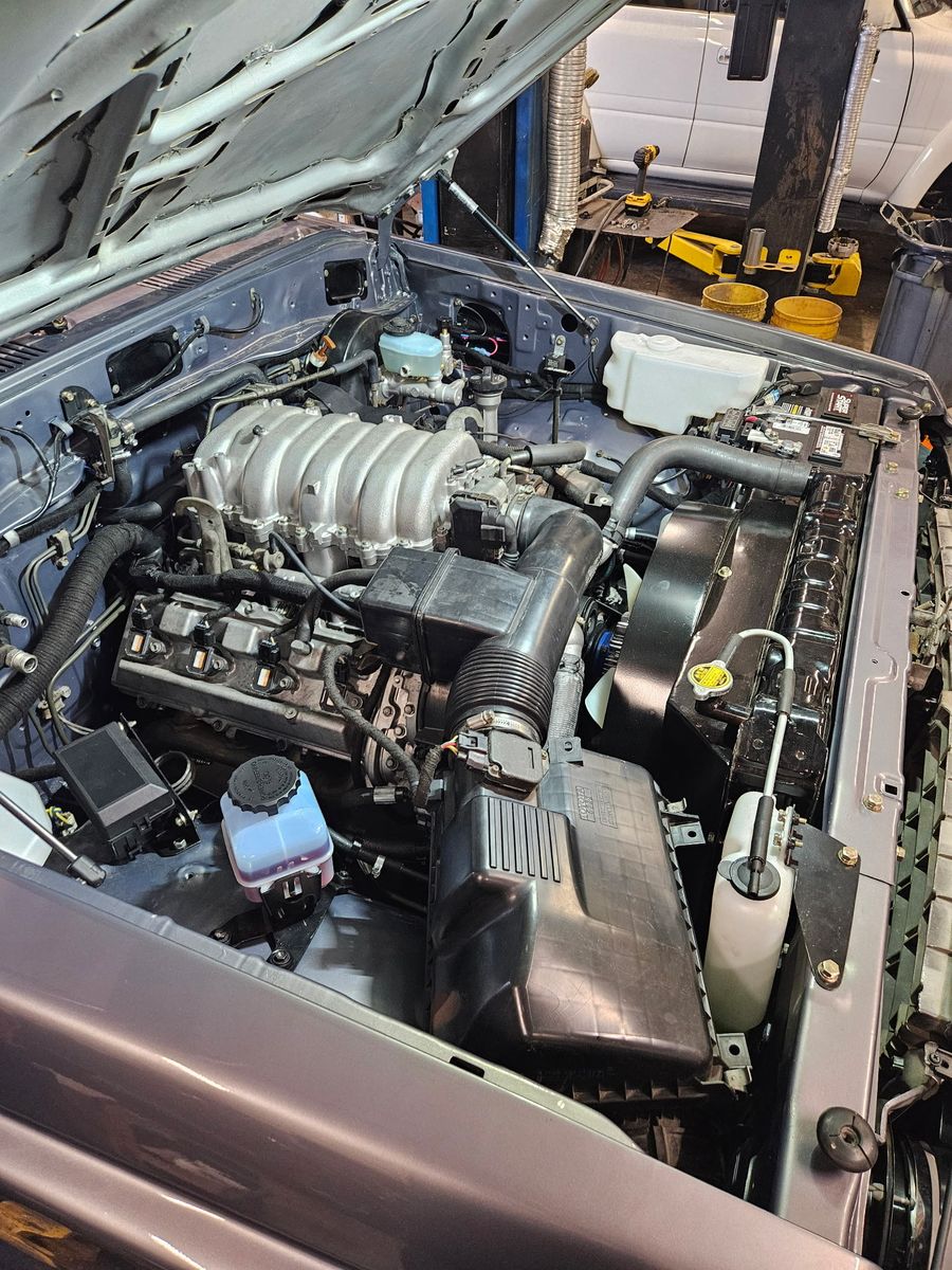 Engine bay driver side