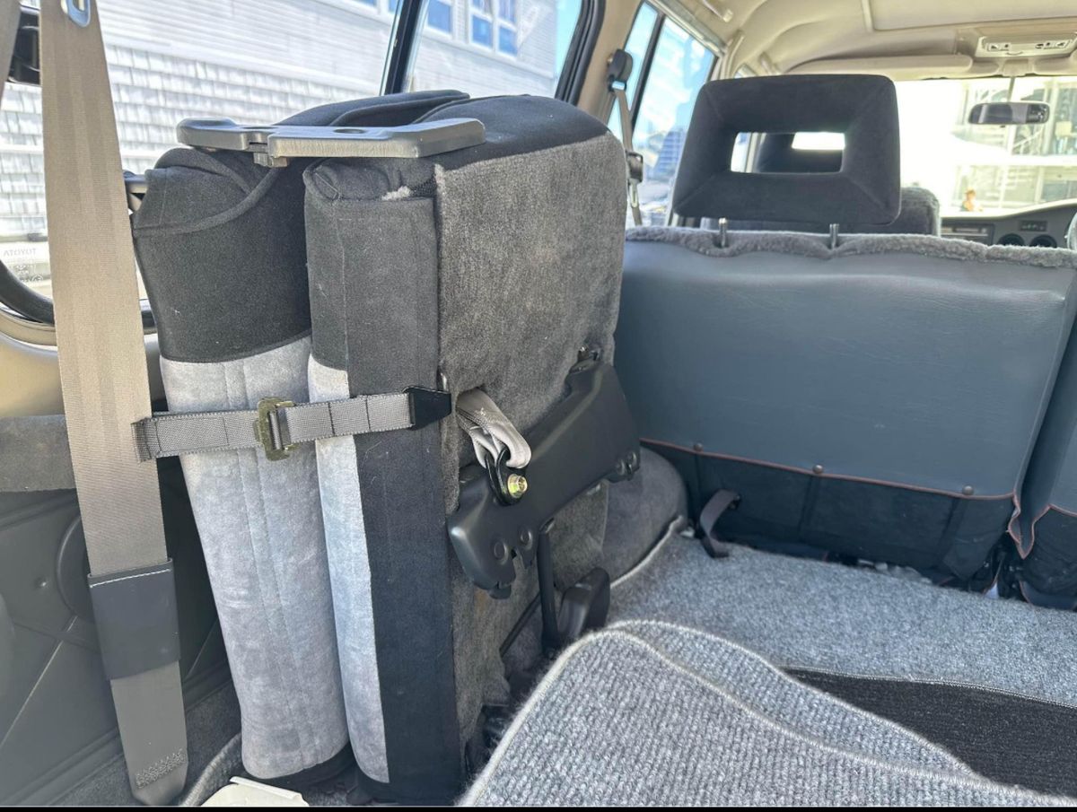 Rear seat detail