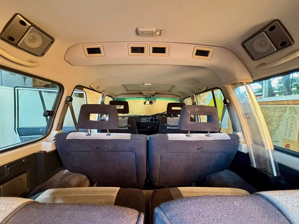 Full interior with headliner and speakers
